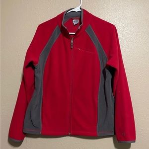 C9 by Champion Red and Gray Fleece Utility Jacket